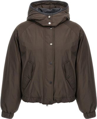 Brunello Cucinelli Cropped Down Jacket