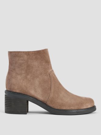 Eileen Fisher Womens Beau Sport Suede Bootie In Savana