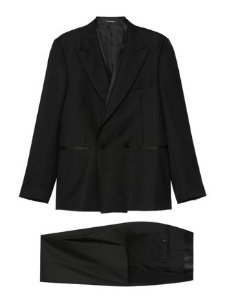 Tagliatore Elegant black tailored suit
