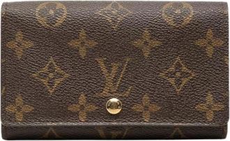 Louis Vuitton Pre-owned Wallets, female, Brown, Size: ONE SIZE Pre-owned Fabric wallets
