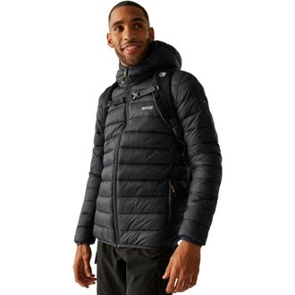Regatta Mens Hooded Marizion Puffer Jacket Water Repellent Insulated Padded Winter Coat