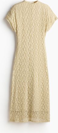 H&M Kleid im Spitzenlook - Yellow