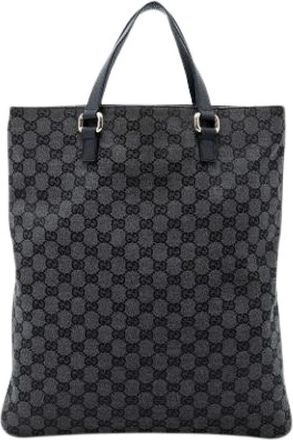 Gucci Pre-owned Tote Bags, female, Gray, Size: ONE SIZE Pre-owned Tote Bag