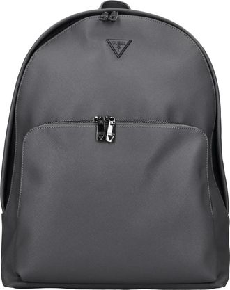 Guess Tassen, Heren, Grijs, ONE Size, Leer, Milano Compact Rugzak