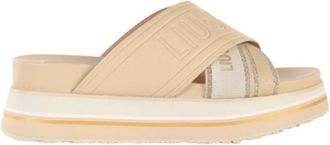 Liu Jo Slippers - Dames - Sandalen - Beige - 36 EU - Leer - Schoenen