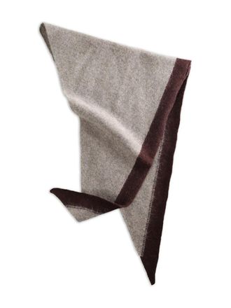 Margaret Howell colour-block scarf - Grey
