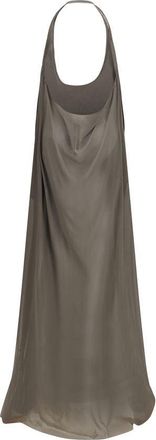 Rick Owens Womens Gray Silk Casual Dress