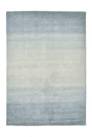 THEKO Alfombra degradada de colores en lana gris 160x230 cm