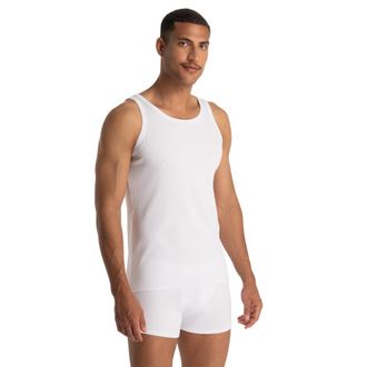 Bruno Banani T-Shirt BRUNO BANANI FINE RIB, Herren, Gr. XXL, weiss (wei&szlig;), Feinripp, Obermaterial: 96% Baumwolle, 4% Elasthan, unifarben, Basic h&uuml;ftbedeckend, Rund