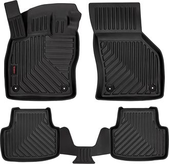 OEM Alfombrillas De Goma 3d Para Skoda Octavia Iii (liftback, Sed&aacute;n, Variante, Familiar, 2012-2020) - Borde De 5 Cm