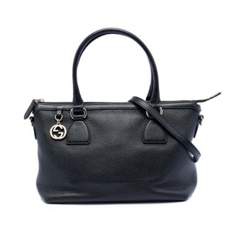 Gucci Pre-owned Gucci Dollar Calfskin GG Charm Satchel Ladies 4474DBEL8IQ91ZW1