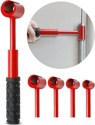 OEM Kit De Herramientas 4 En 1 Para Ajuste De Bisagras De Puertas, Herramienta Roja De Ajuste De Bisagras De Varios Tama&ntilde;os Para Alineaci&oacute;n De Puertas De 