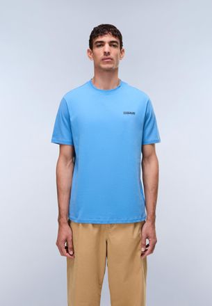 Napapijri T-Shirt NAPAPIJRI S-SMALL BOX, Herren, Gr. XXL, blau jasper b9a, Obermaterial: 100% Baumwolle, Shirts T-Shirt, sportlicher Stil, f&uuml;r Sportmode und Win