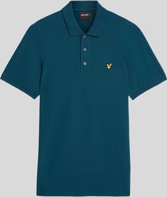Lyle & Scott Lyle And Scott Mens Cotton Polo Shirt - Green - Size: 48