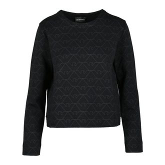 Emporio Armani Dames, Sweatshirts & Hoodies, Zwart, Maat: S Katoen