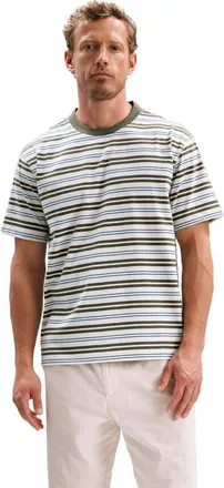 Richer Poorer Inc. The Recycled Stripe Tee in White/surplus Stripe at Nordstrom, Size Xx-Large