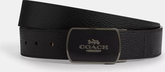 Coach Plaque Buckle Cut To Size Reversible Belt, 38 Mm