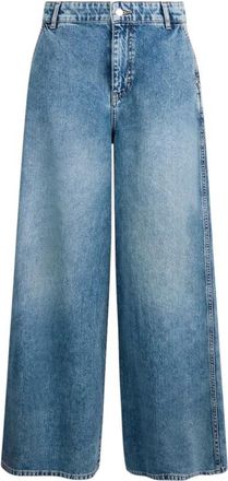 Liu Jo Dames, Jeans, Blauw, Maat: W25 Katoen
