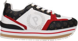 Pollini Sneakers Donna Tessuto Bianco/Rosso