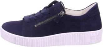 Gabor Sneaker - Dames - Schoenen - Blauw - Maat: 37 EU Velours