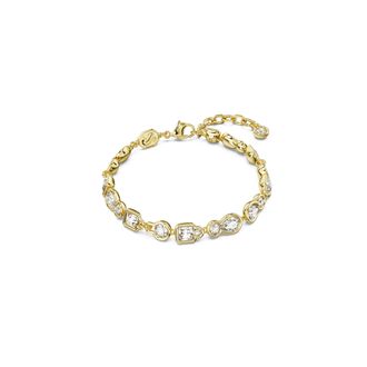 Swarovski Dextera Womens Gold Plated Metal Bracelet - 5667044 Gold Tone - One Size