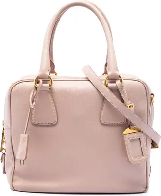 Prada Pre-owned Prada Small Saffiano Square Bauletto Satchel Ladies ZNN1Y6NC5HNSUEHY