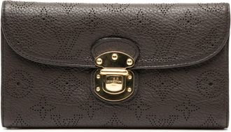 Louis Vuitton Chocolat Monogram Monogram Long Wallet (Tri-Fold) (Pre-Owned)