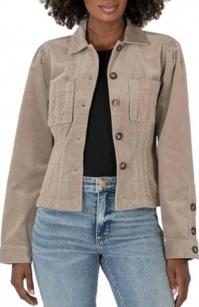 Kut from the Kloth Kyra Corduroy Jacket In Rosemary