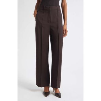 Reiss Jodie Wide Leg Pants in Grape at Nordstrom, Size 12