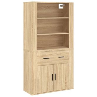 vidaXL Credenza Rovere Sonoma In Legno Multistrato - Vidaxl