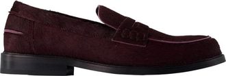 Sams&oslash;e & Sams&oslash;e Safredda Loafers - Dames - Loafers - Rood - 39 EU - Leer - Schoenen