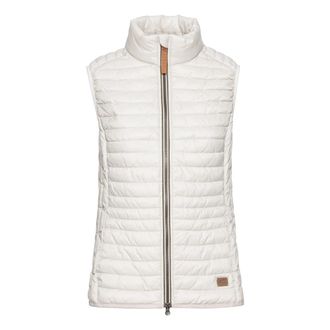 Camel Active Gerecyclede Polyamide Vest - Dames - Bodywarmers - Wit - L - Jassen