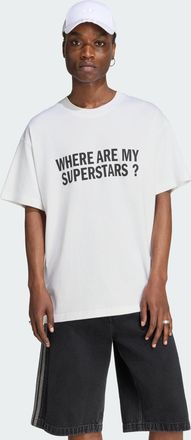 adidas Mens adidas WHERE ARE MY SUPERSTARS MENS TEE