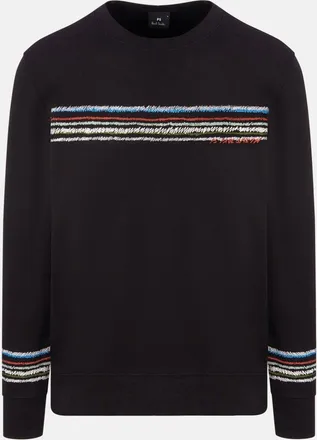Paul Smith PS STRIPES SWEATSHIRT Size: XXL, colour: BLACK