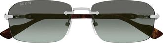 Gucci Sunglasses, unisex, Gray, Size: 56 MM Gg1221S Sunglasses