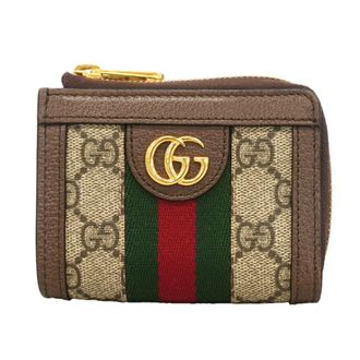 Gucci Brown Pvc Wallet (Bi-Fold) (Pre-Owned)