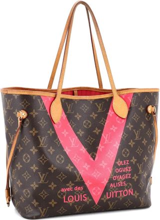 Louis Vuitton Neverfull NM Limited Edition Cities V Monogram Canvas MM tote bag - Bruin