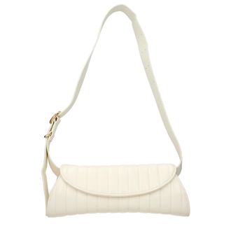 Jil Sander Umh&auml;ngetasche Damen Leder Wei&szlig;/Eierschale