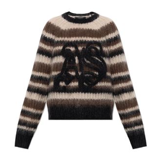 AllSaints Rega Jersey - Knitwear - Mujer - Marr&oacute;n - XS