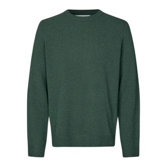 Sams&oslash;e & Sams&oslash;e Green Gables Knit Jumper Stylish Comfort - male - Sams&oslash;e Sams&oslash;e - Round-neck Knitwear - Green - 2XL - Knitwear