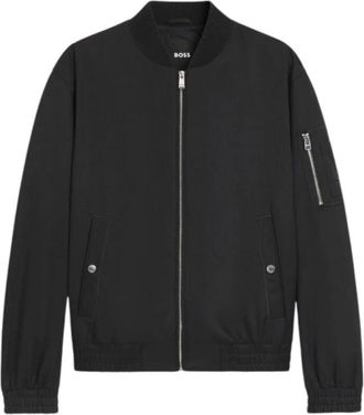 HUGO BOSS Jassen > Bomberjassen - Heren - Bomber jackets - Zwart - XL - Jassen