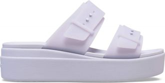 Crocs Brooklyn Bubble Frosted Low Wedge voor dames in paars