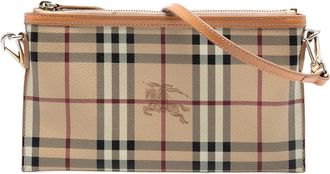 Burberry Pre-owned Burberry Haymarket Check Coated Canvas Peyton Crossbody Ladies 7CQ3622QN64G2IWI