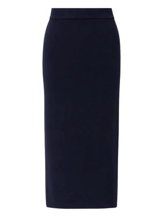 Twin-Set split detail skirt - Black