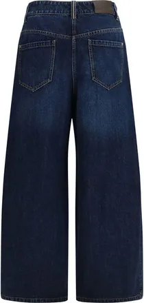 Brunello Cucinelli Womens Blue Cotton Jeans Denim Clothing