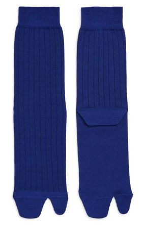 Maison Margiela Tabi Socks in Blue at Nordstrom, Size Medium