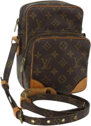 Louis Vuitton Pre-owned Cross Body Bags, female, Brown, Size: ONE SIZE Pre-owned Vintage Monogram Shoulder Bag
