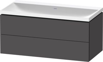 Duravit Duravit L-cube Conjunto En C Suspendido, 2 Cajones, Sin