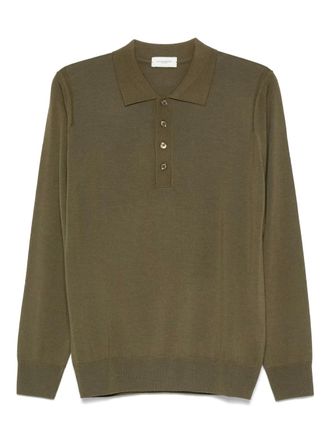 Paolo Pecora virgin wool polo shirt - Green