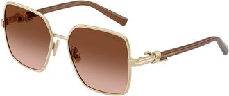 Tiffany & Co. TF3122 61773B Womens Sunglasses Gold Size 56